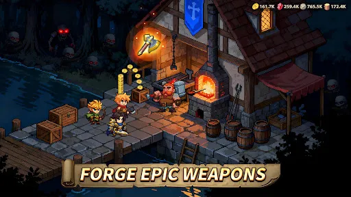Gameplay screenshot 4 from Top Heroes: Kingdom Saga - Strategy game